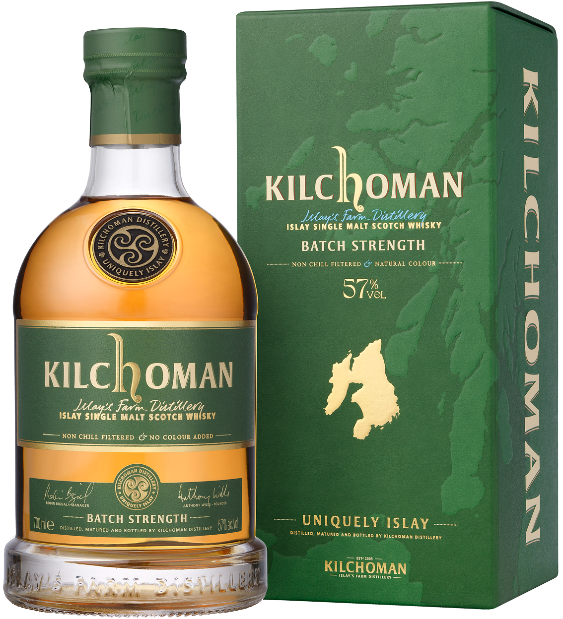 Islay Single Malt Scotch Whisky, 'Batch Strength', Kilchoman Distillery