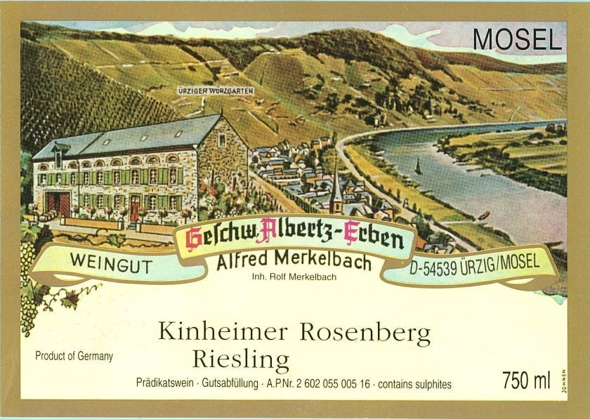 Kinheimer Rosenberg Riesling Spatlese Trocken, Merkelbach 2023