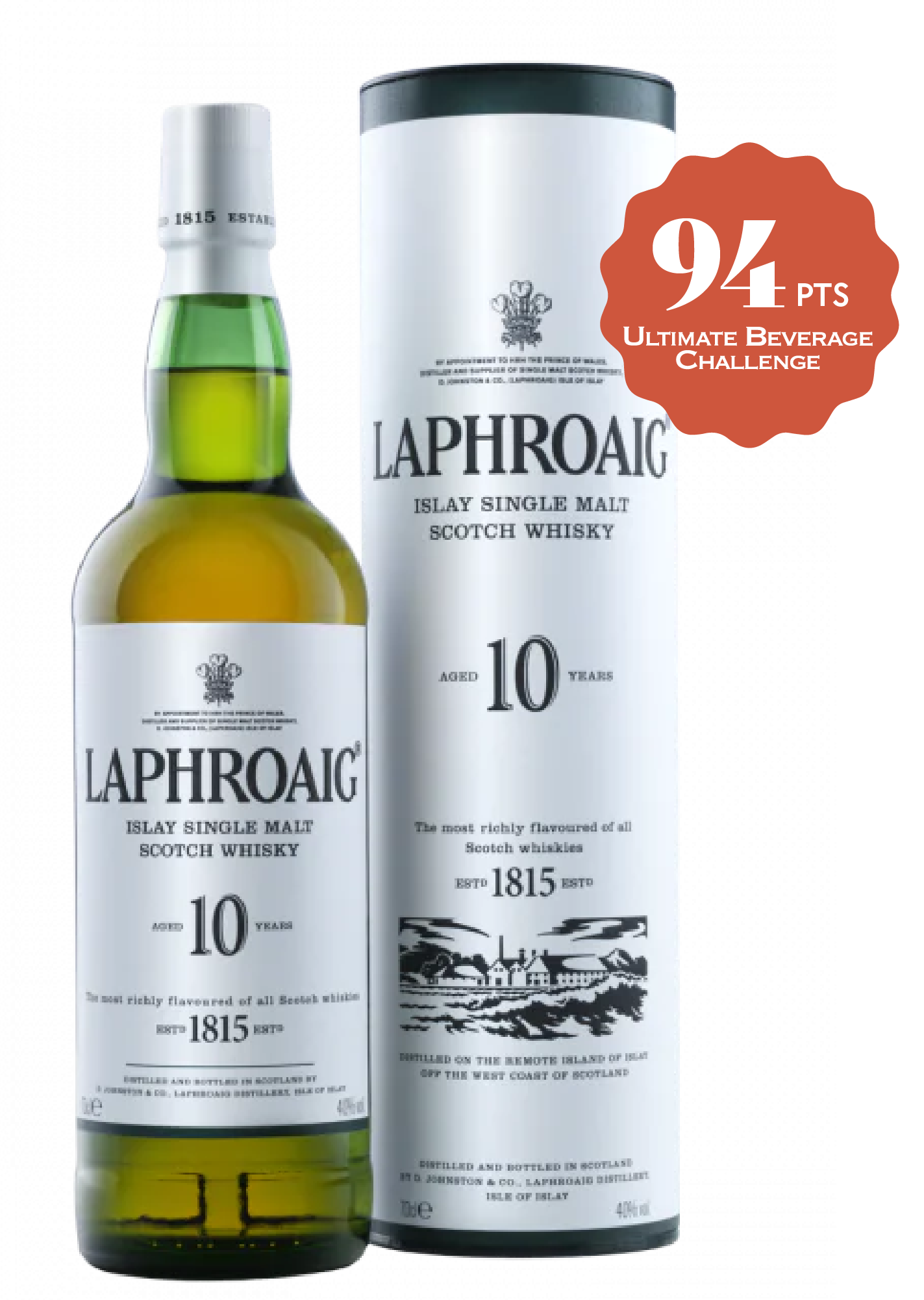Buy Laphroaig 10-Year Single Malt Scotch - 750ML – Wine Chateau