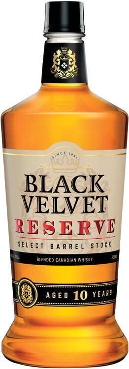 Black Velvet Reserve Aged 10 Years Whiskey