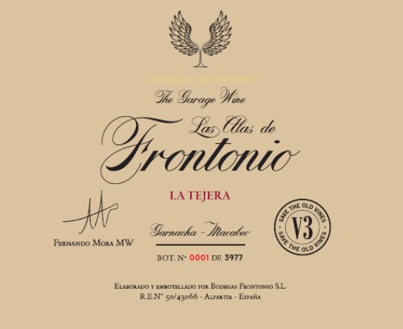 Las Alas de Frontonio, Bodegas Frontonio 2022