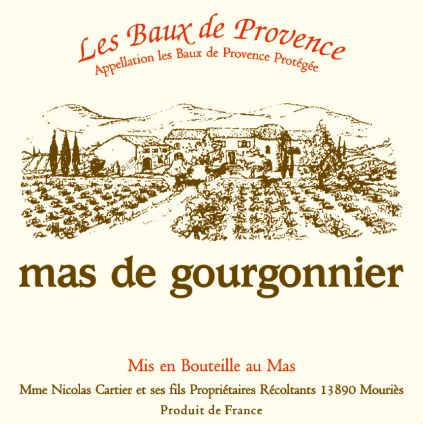Les Baux de Provence Rose, Mas de Gourgonnier