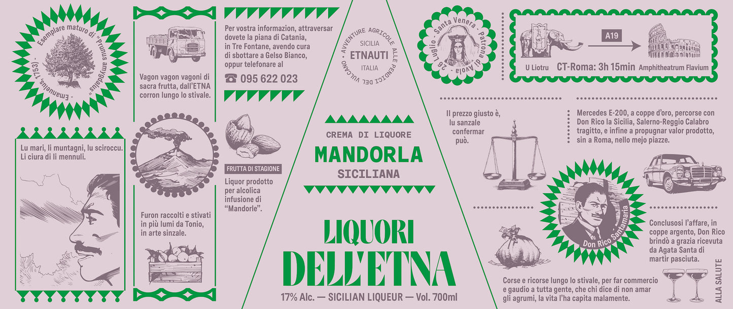 Liquore Di Mandorla (Almond), Liquori Dell'Etna