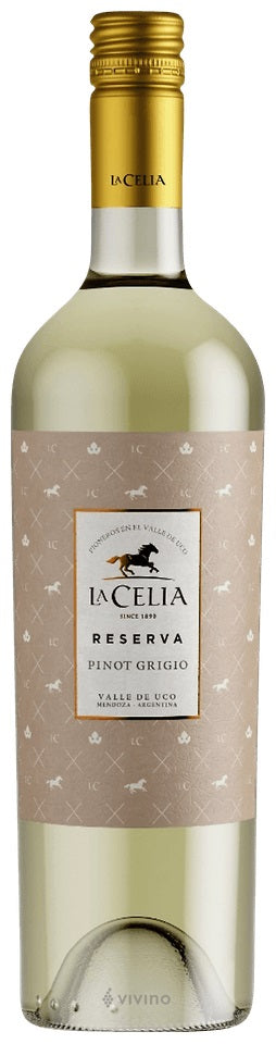 Finca la Celia Reserva Pinot Grigio Valle de Uco 2018
