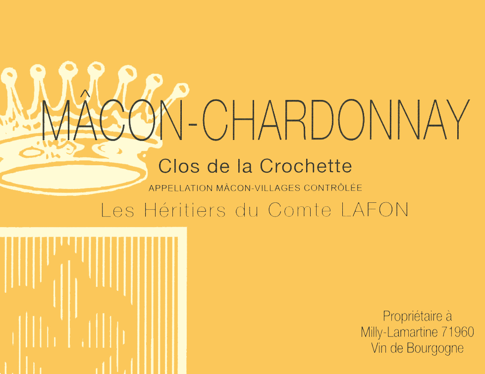 Macon-Chardonnay "Clos de la Crochette", Heritiers du Comte Lafon 2023