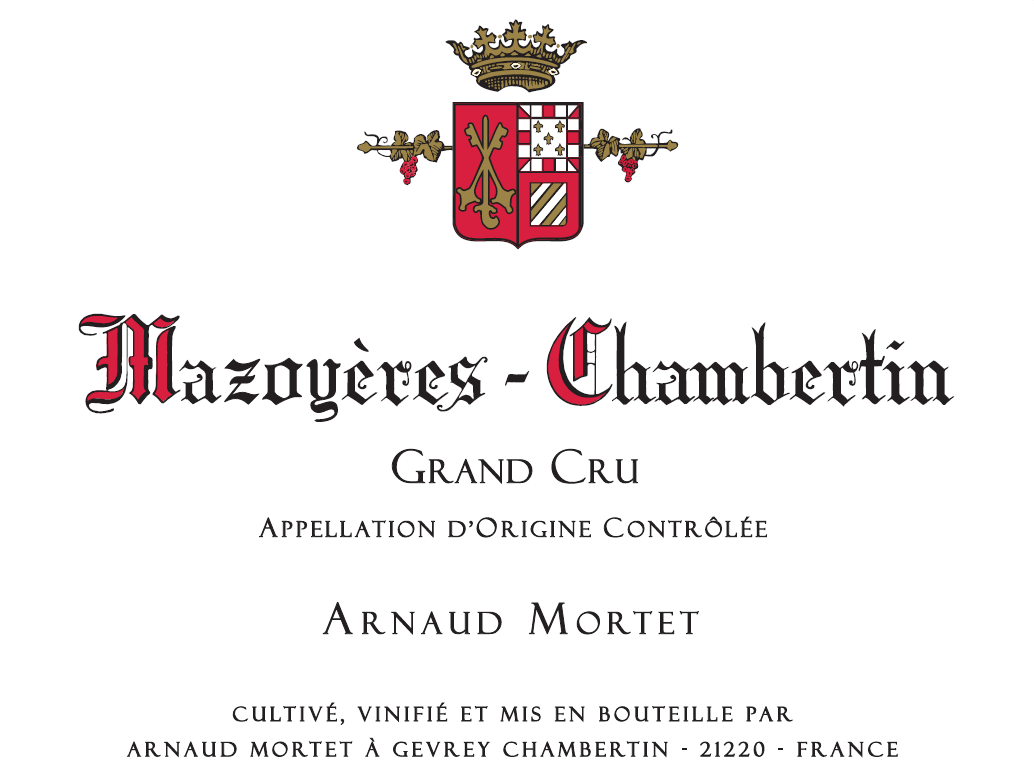 Mazoyeres-Chambertin Grand Cru, Arnaud Mortet 2022