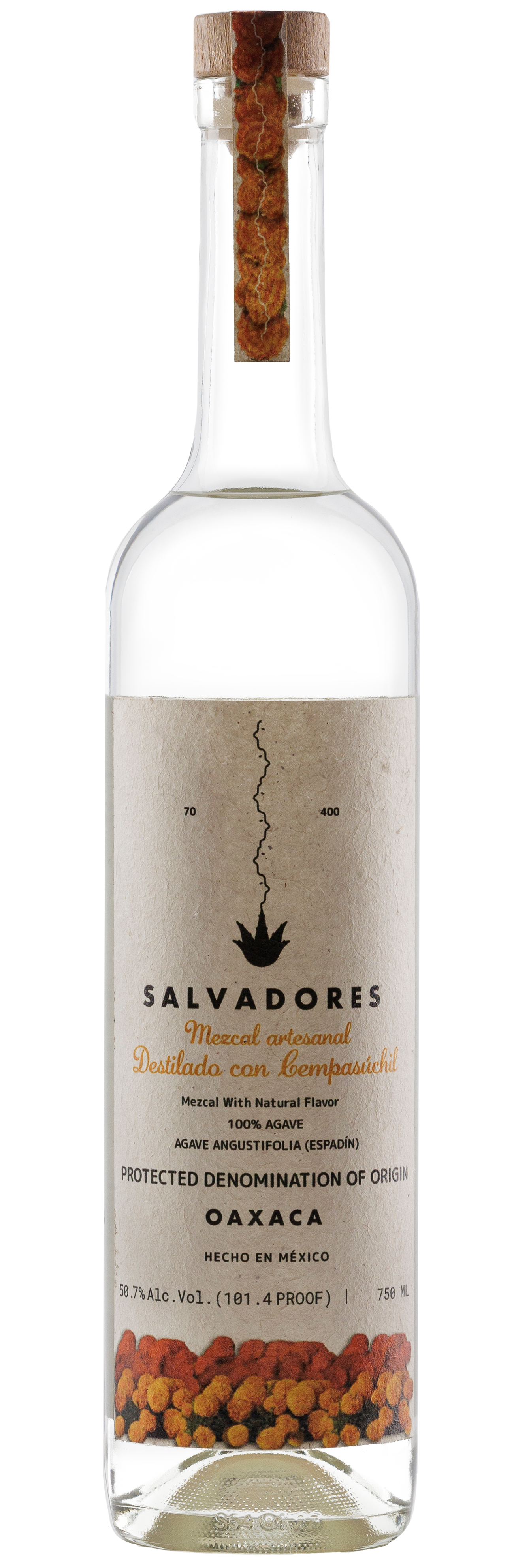 Mezcal, Destilado Con Cempasuchil, Salvadores