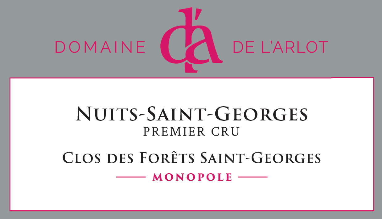 Nuits St. Georges 1er "Clos Des Forets St. Georges", Domaine De L'Arlot 2023