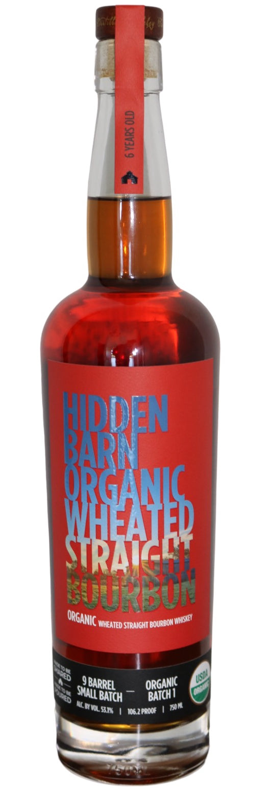 Organic Wheated Bourbon Whiskey, Hidden Barn