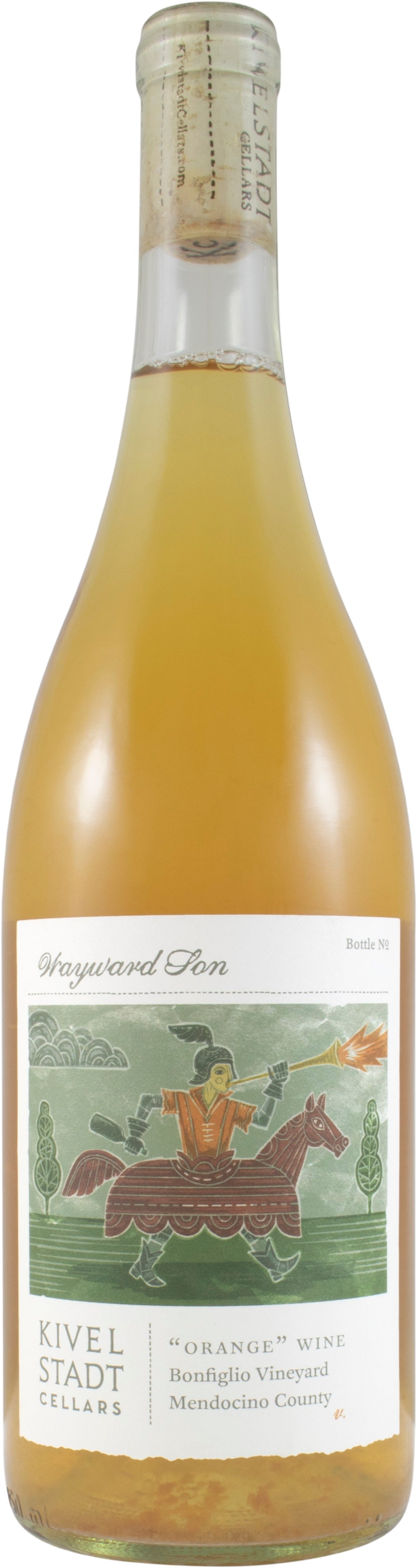 Kivelstadt Cellars Orange Wine Wayward Son Venturi Vineyard Mendocino County 2020