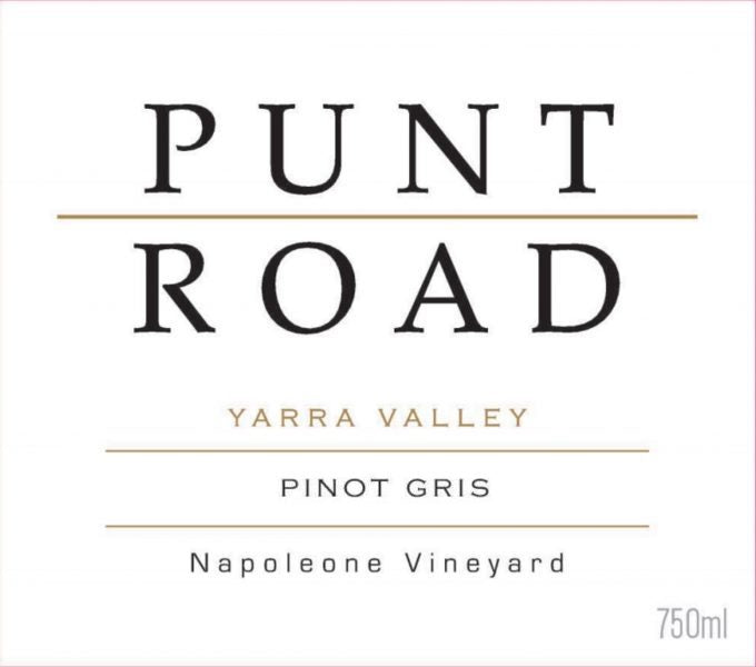 Pinot Gris, 'Napoleone Vyd - Yarra Valley', Punt Road 2022