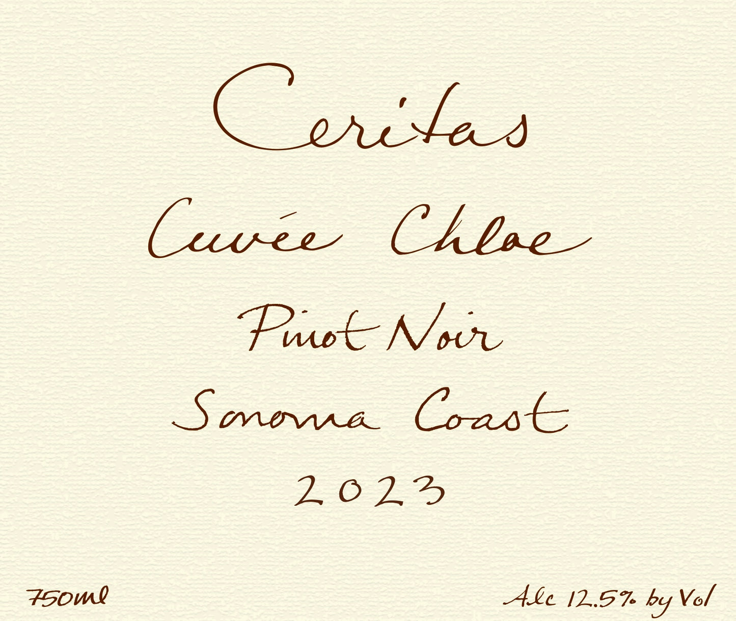 Pinot Noir 'Cuvee Chloe', Ceritas 2023