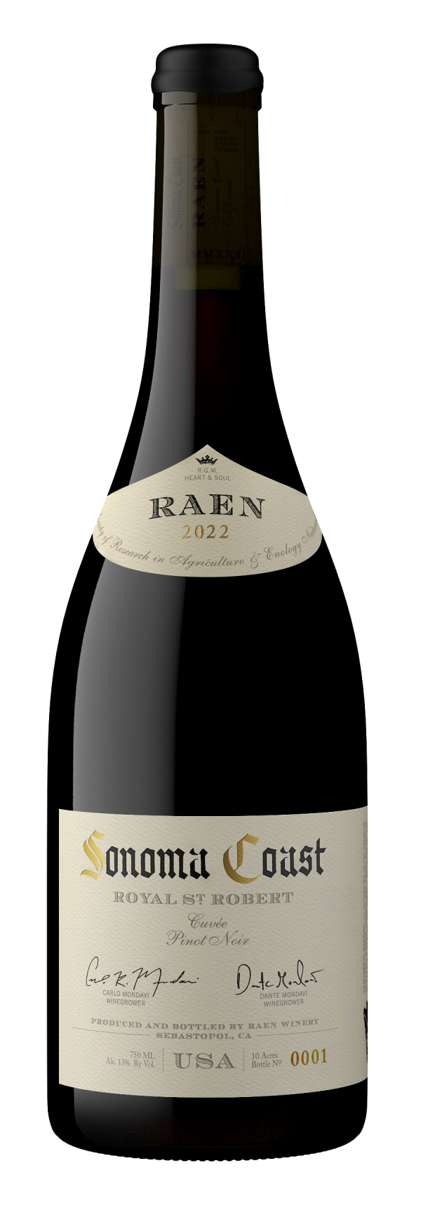 Pinot Noir 'Royal St. Robert Cuvee Sonoma Coast', RAEN 2023