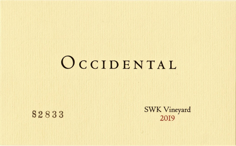 Pinot Noir 'Swk Vineyard', Occidental 2022