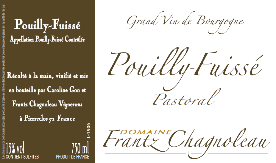 Pouilly-Fuisse "Pastoral", Domaine Frantz Chagnoleau 2023