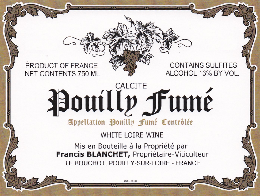 Pouilly-Fume "Calcite", Domaine Francis Blanchet 2023