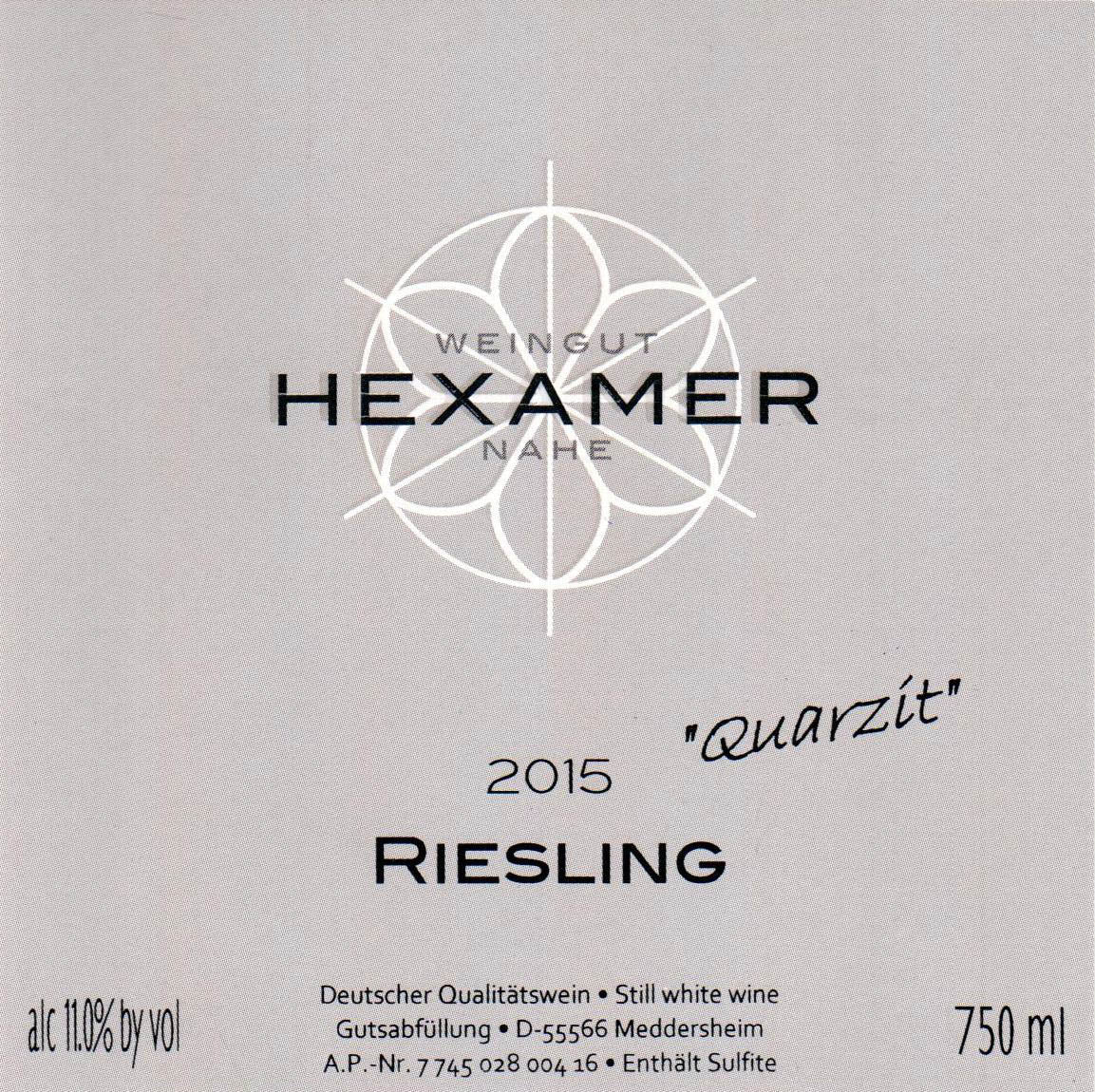 Riesling 'Quarzit', Hexamer