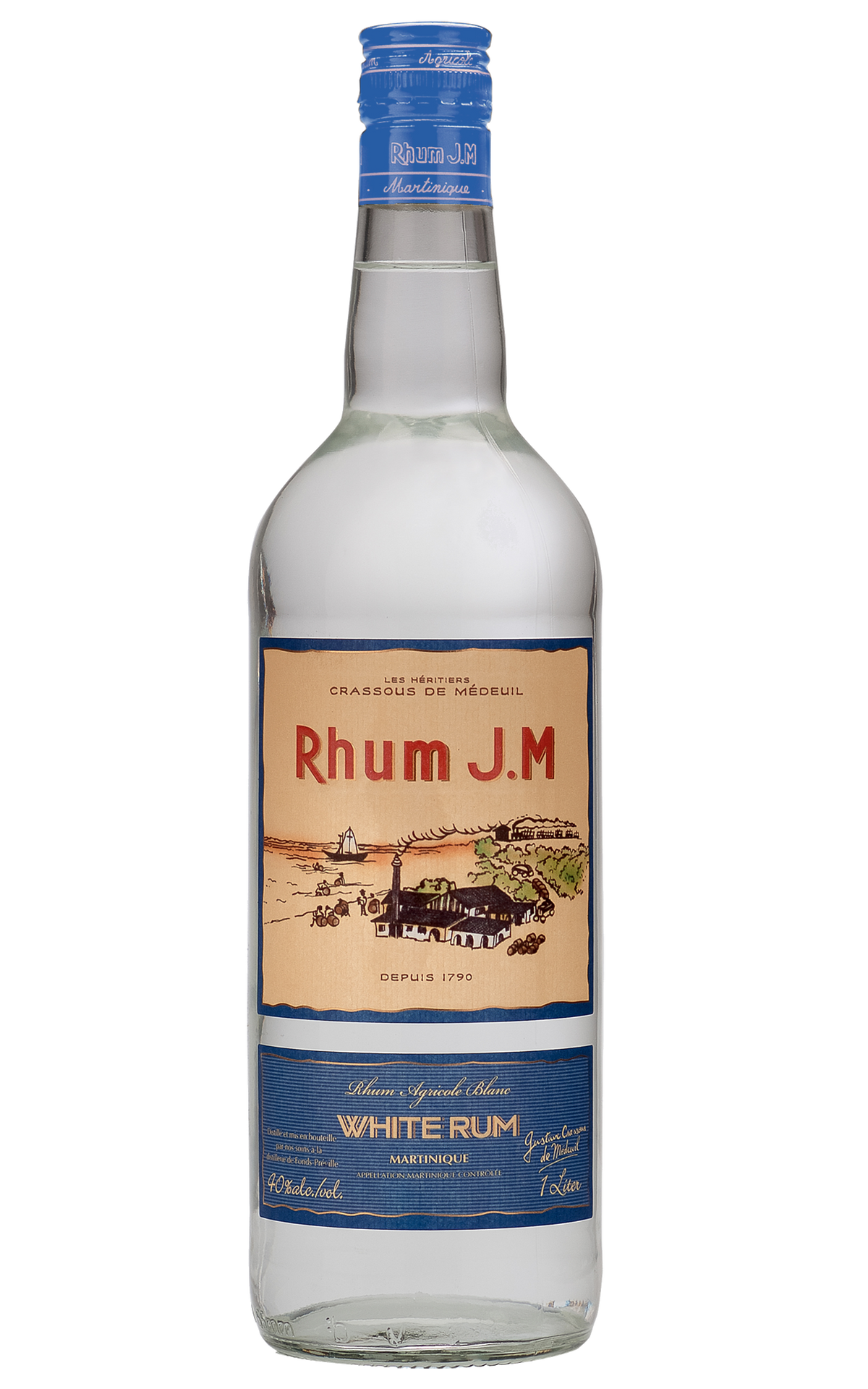 Rhum Agricole Blanc 1l, Rhum Jm