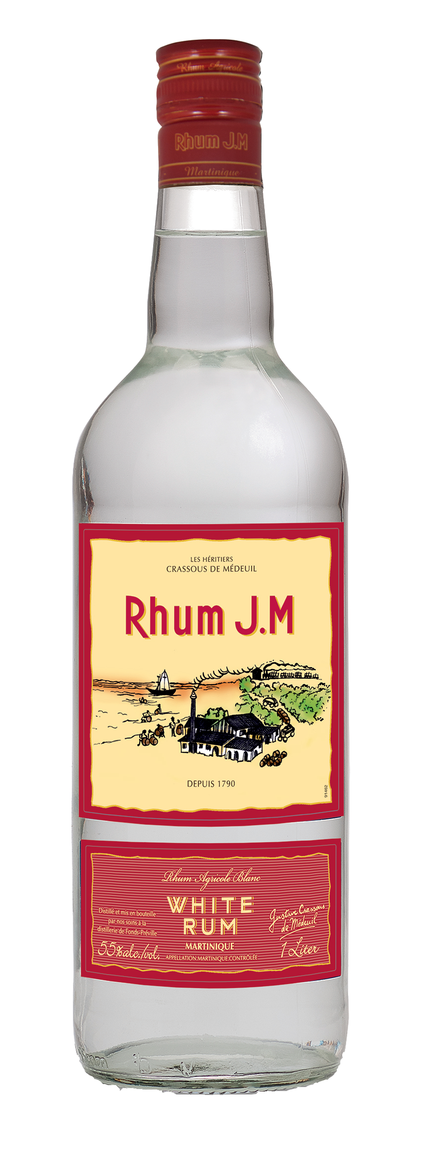 Rhum Agricole Blanc 55%, Rhum Jm