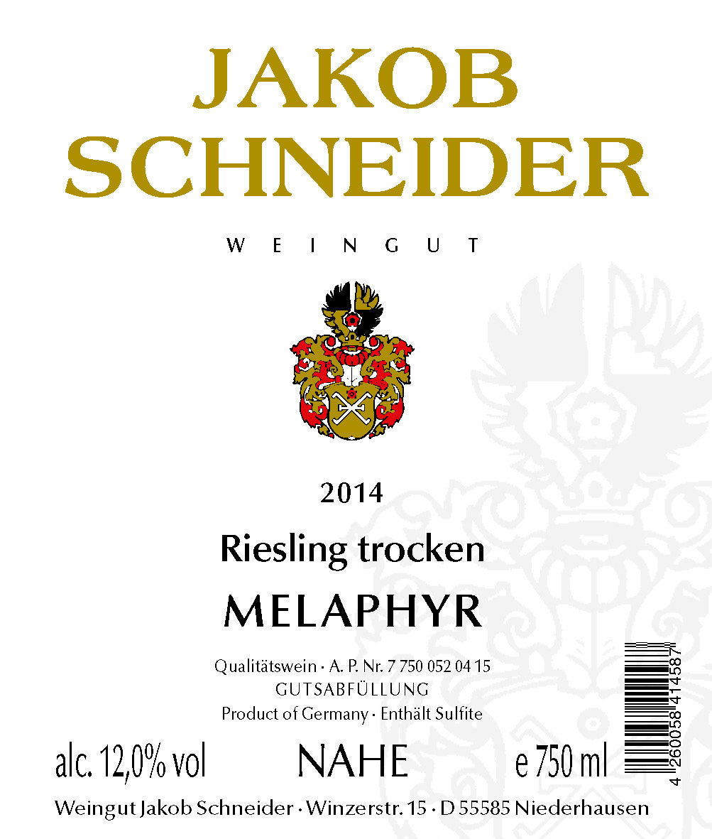 Estate Riesling Trocken, Schneider 2023