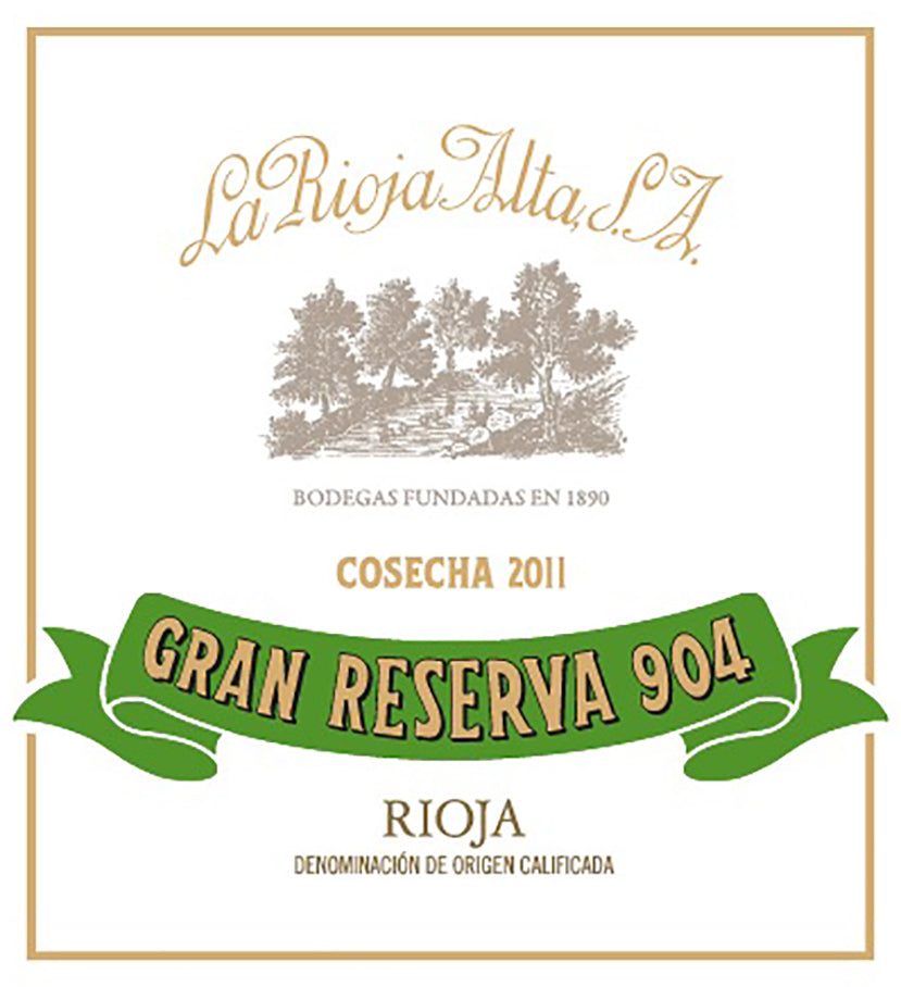 Rioja Gran Reserval '904', La Rioja Alta 2016
