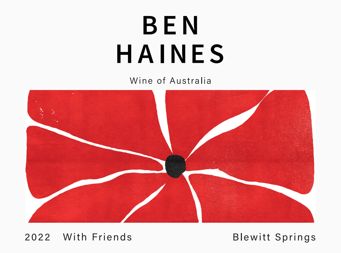 Roussanne/Marsanne, 'With Friends', Ben Haines