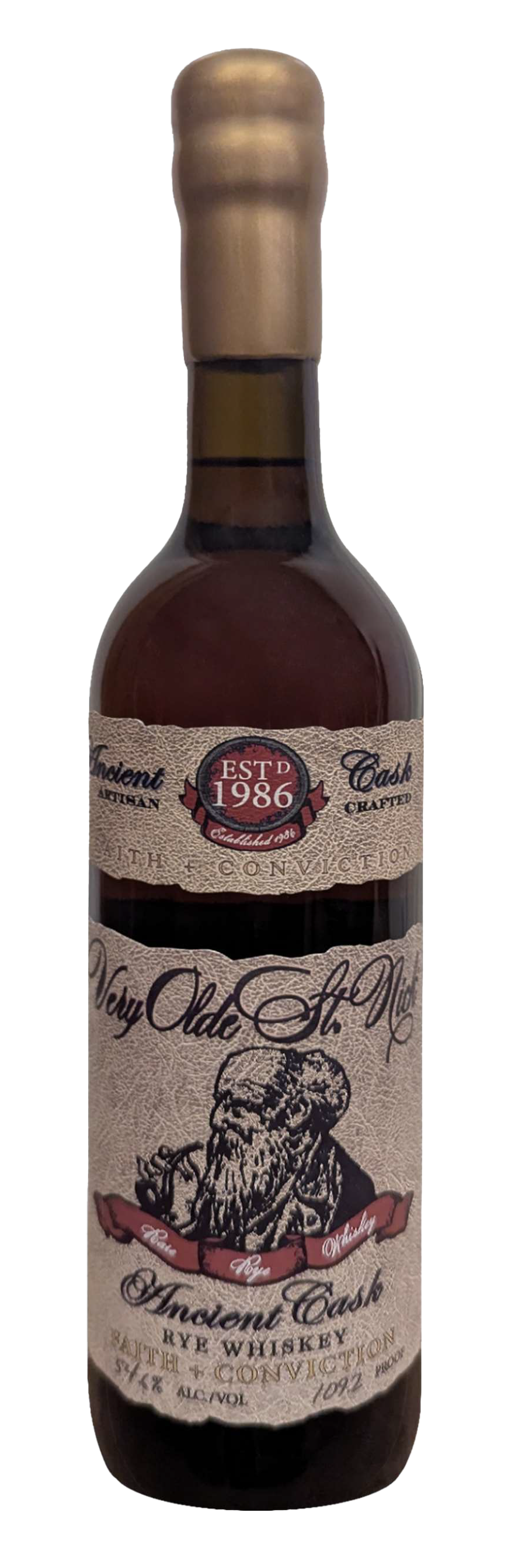 Rye Whiskey, Very Olde St. Nick, Faith & Conviction, Preservation Distillery