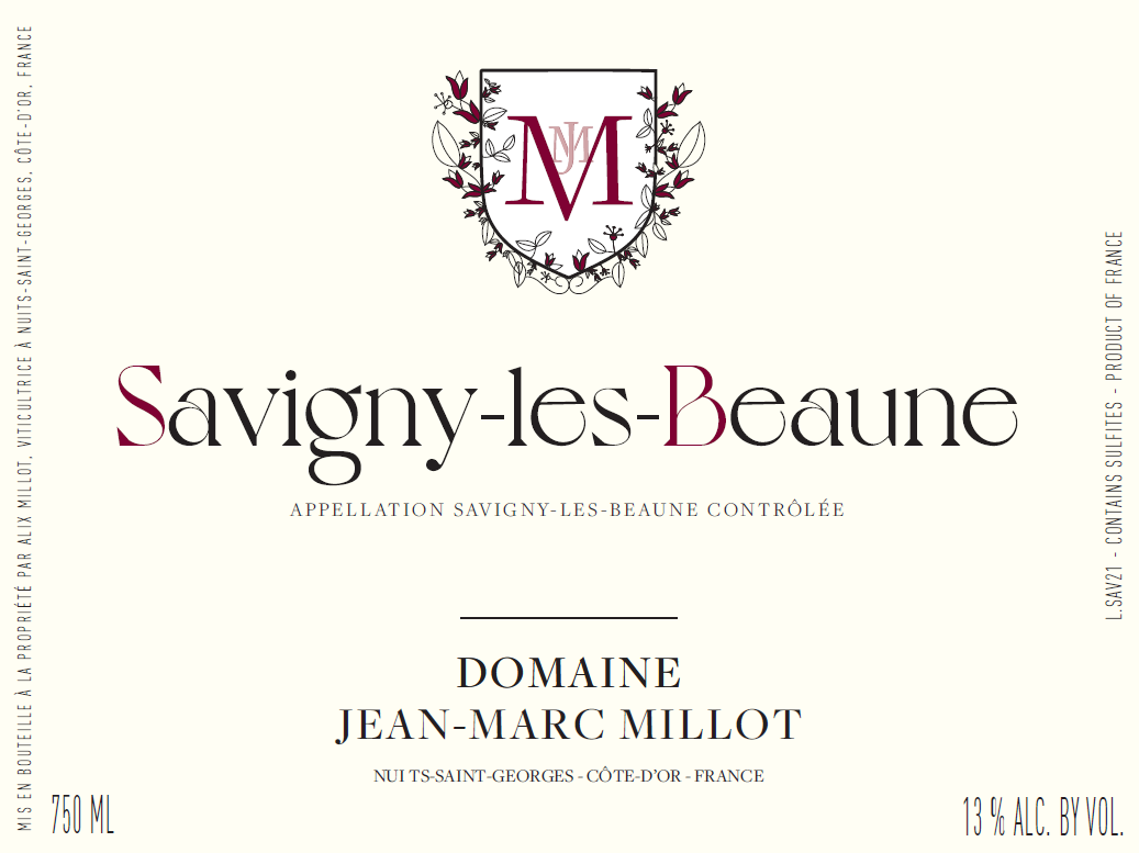 Savigny Les Beaune, Domaine Jean-Marc Millot 2023