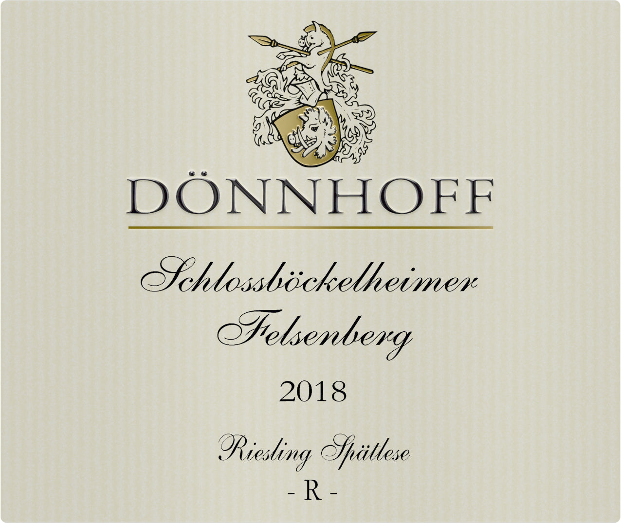 Schlossbockelheimer Felsenberg 'R' Riesling Spatlese, Donnhoff 2018