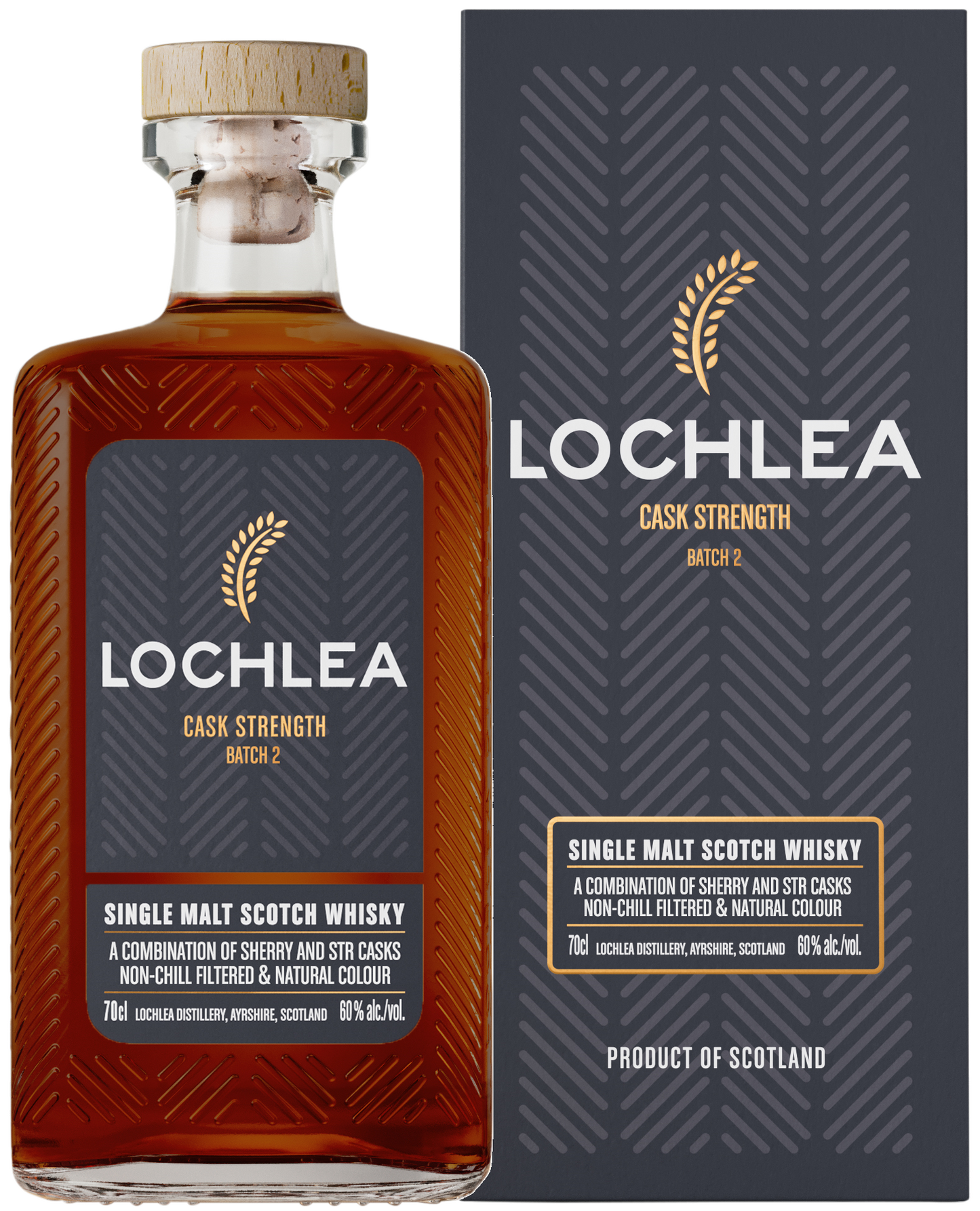 Single Malt Scotch Whisky 'Cask Strength - Batch 2', Lochlea