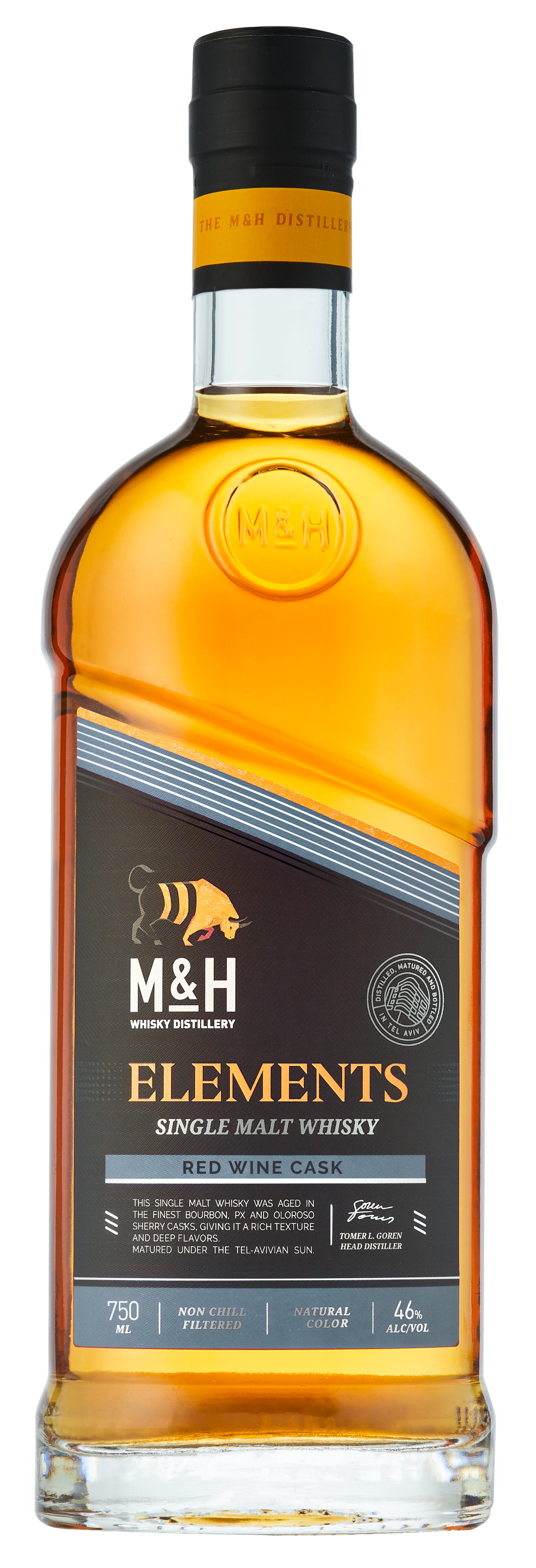 Single Malt Whisky, 'Elements, Red Wine Cask', Milk & Honey Distillery [Strapped