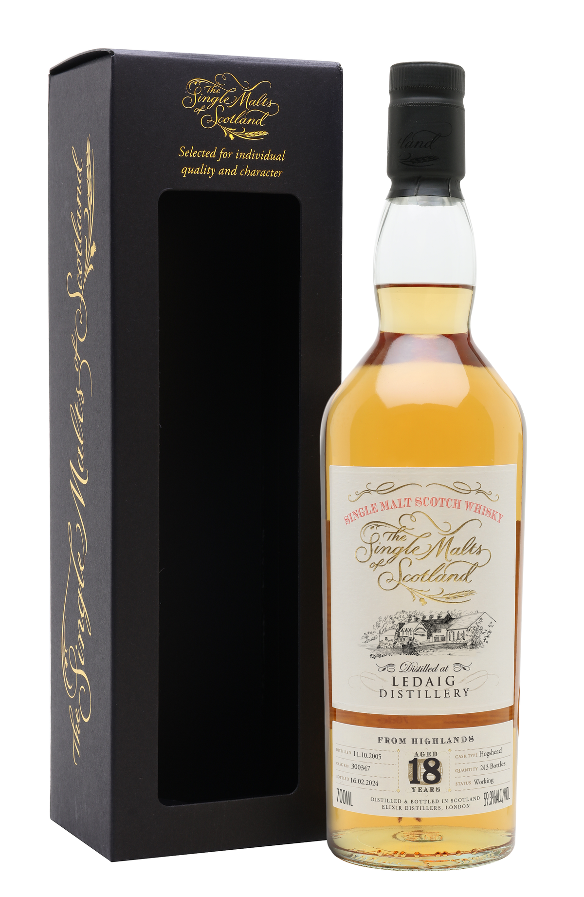 Single Malt Whisky, 'Ledaig 18 Year', Single Malts Of Scotland