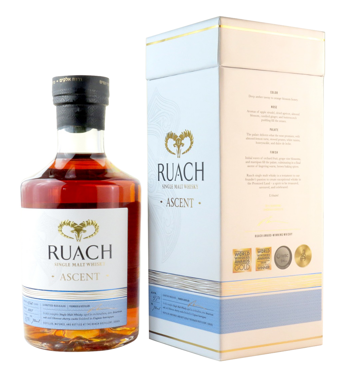 Single Malt Whisky, 'Ascent', Ruach