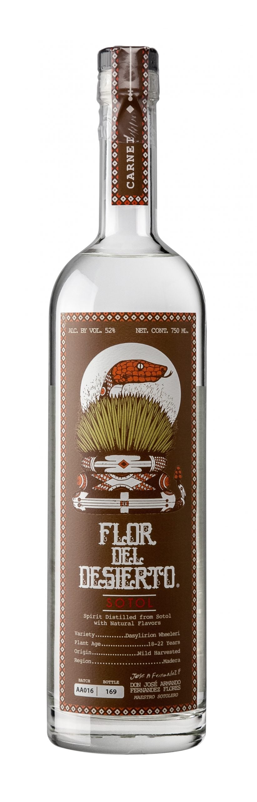 Sotol, Sotol Carnei, 'Venison Pechuga', Flor Del Desierto