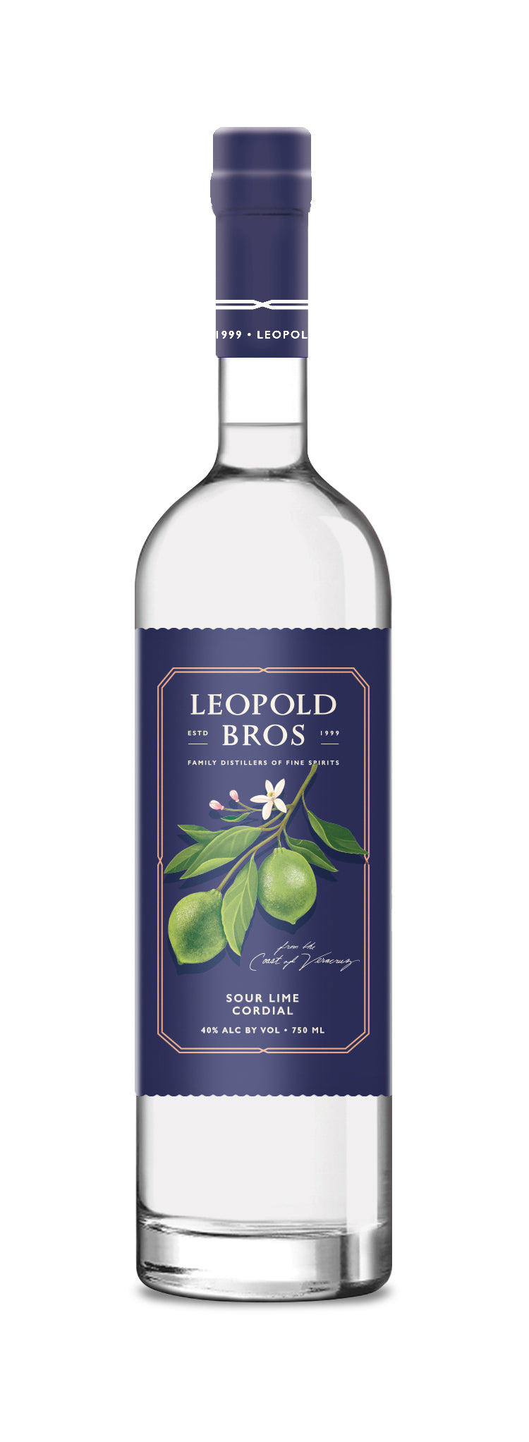 Sour Lime Cordial, Leopold Bros