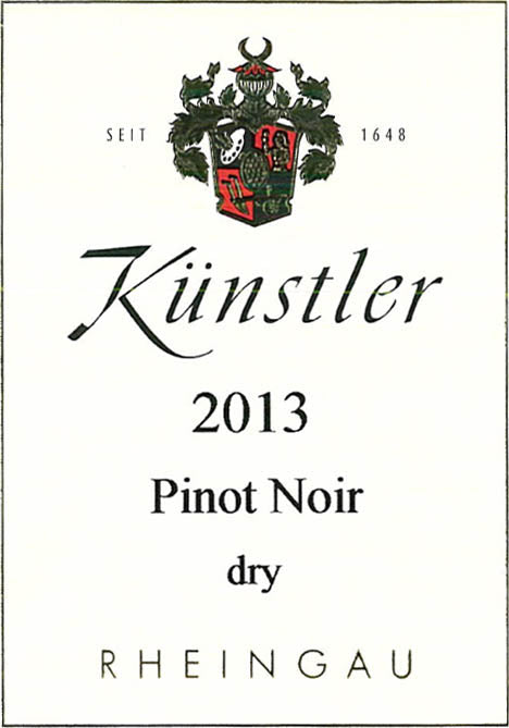 Pinot Noir Dry 'Tradition', Kunstler 2022