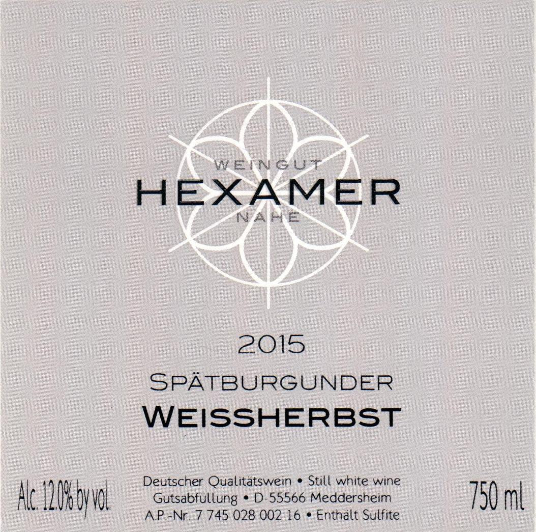 Spatburgunder Weissherbst, Hexamer 2023
