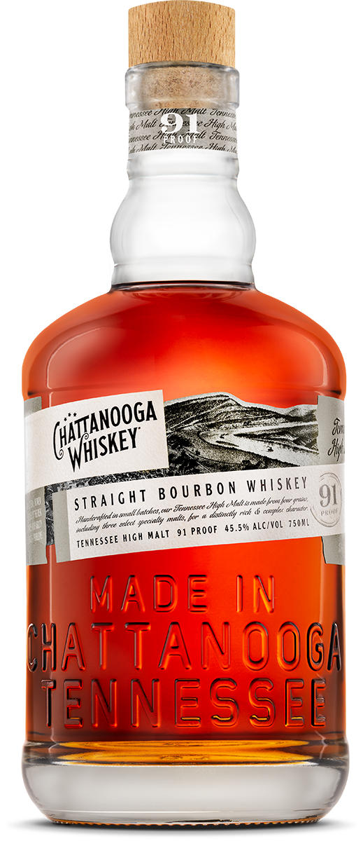 Straight Bourbon Whiskey, 91 Proof, Chattanooga Whiskey
