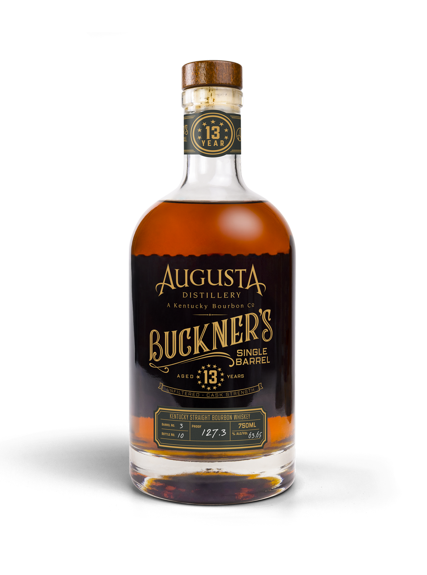 Straight Bourbon Whiskey, 'Buckner'S 13', Cask Strength Single Barrel, Augusta D