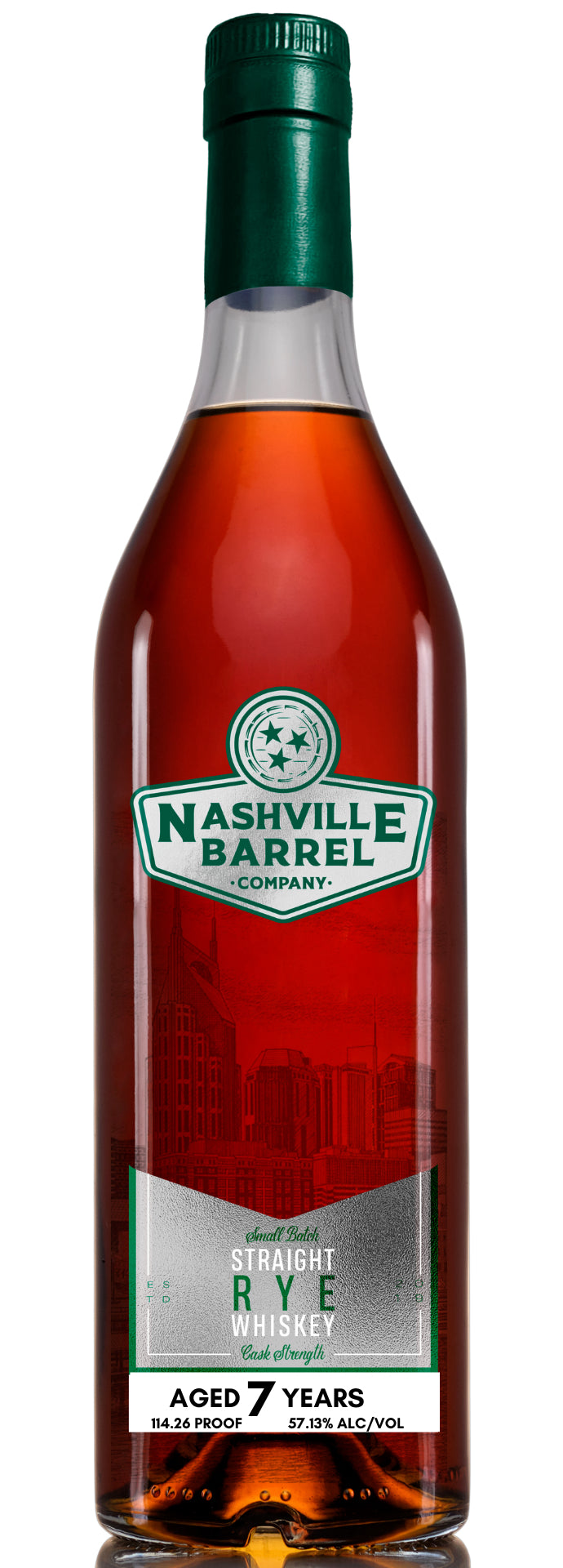 Straight Rye Whiskey, Cask Strength, Nashville Barrel Company