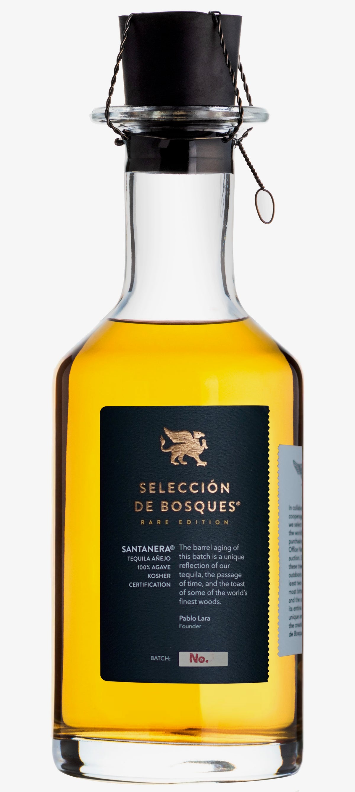Tequila Anejo, 'Seleccion De Bosques - Batch 2', Santanera