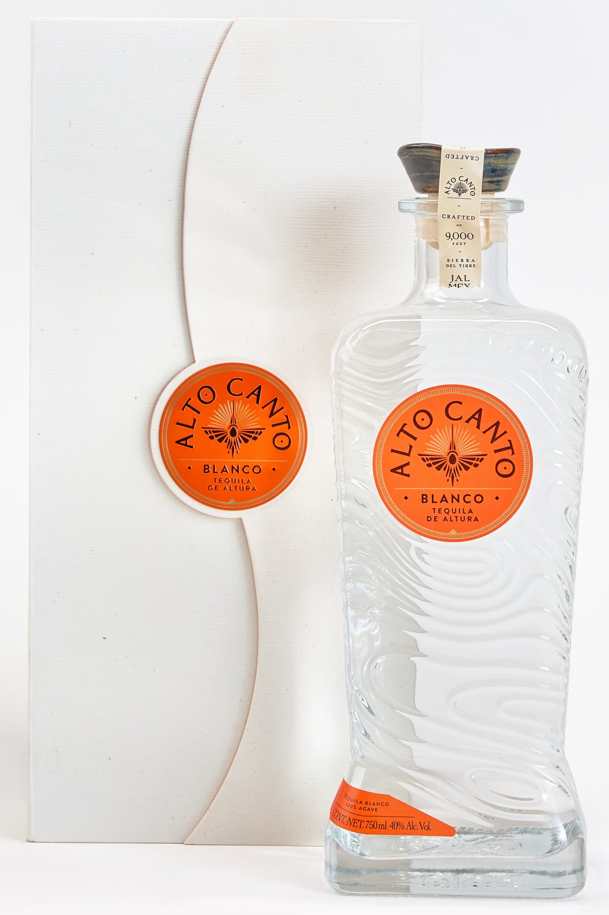 Tequila Blanco (W/ Gift Box), Alto Canto