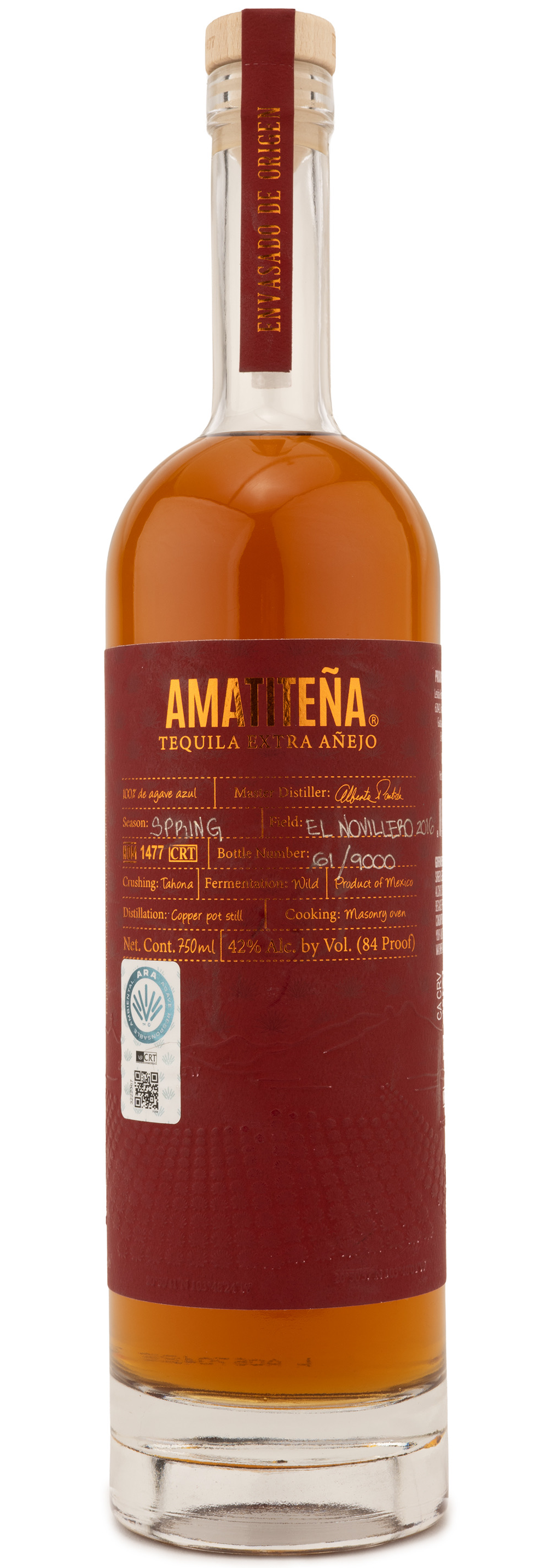 Tequila Extra Anejo, Amatitena