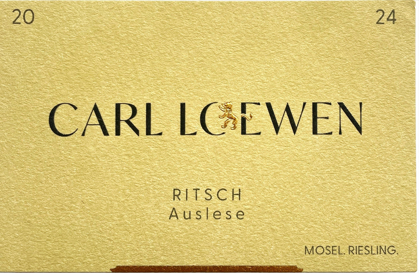 Thornicher Ritsch Riesling Auslese, Loewen 2024