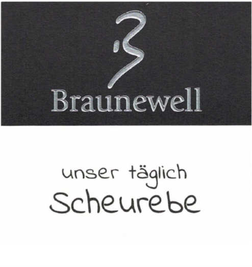Unser Taglich' Scheurebe Halbtrocken, Braunewell