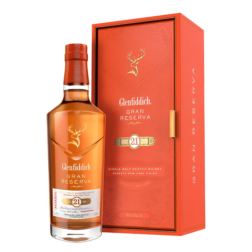 Glenfiddich 21 Year Old Gran Reserva Rum Cask Finish Single Malt Scotch Whisky