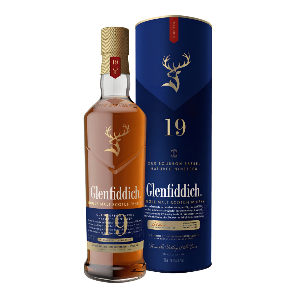Glenfiddich Scotch Single Malt 19 Year Age of Discovery Bourbon Cask Reserve