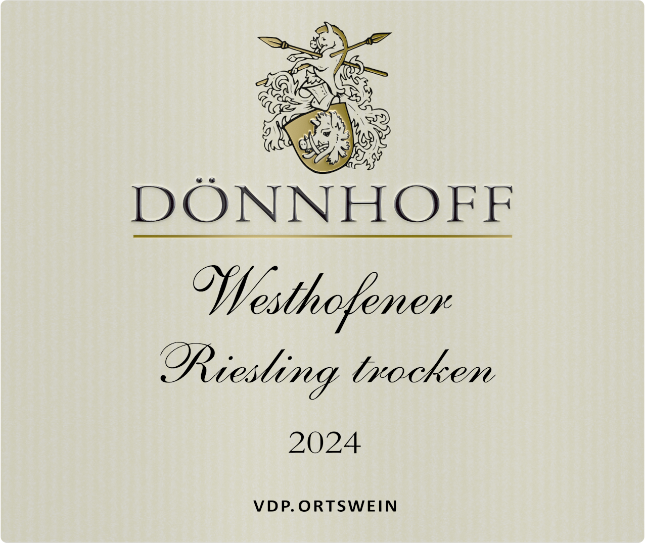 Westhofener Riesling Trocken, Donnhoff 2024