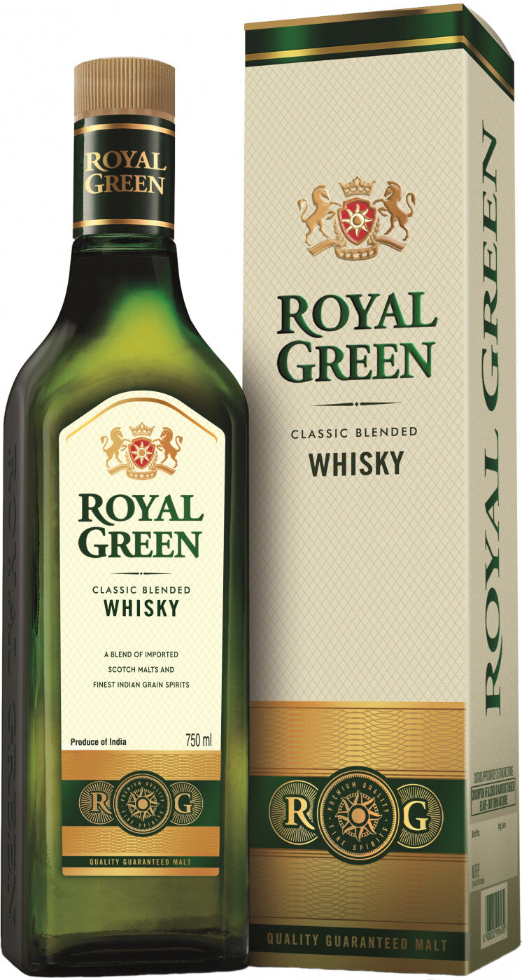 Royal Green Classic Blend Spirit Whiskey – Wine Chateau