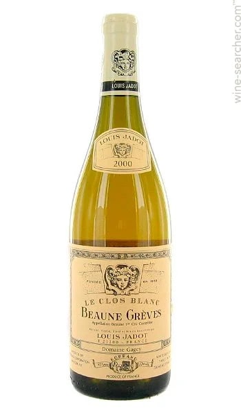 JADOT BEAUNE GREVES LE CLOS BLANC, DOMAINE GAGEY 2019
